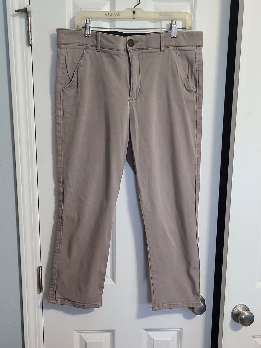 Democracy Women's Ankle Pants in Taupe